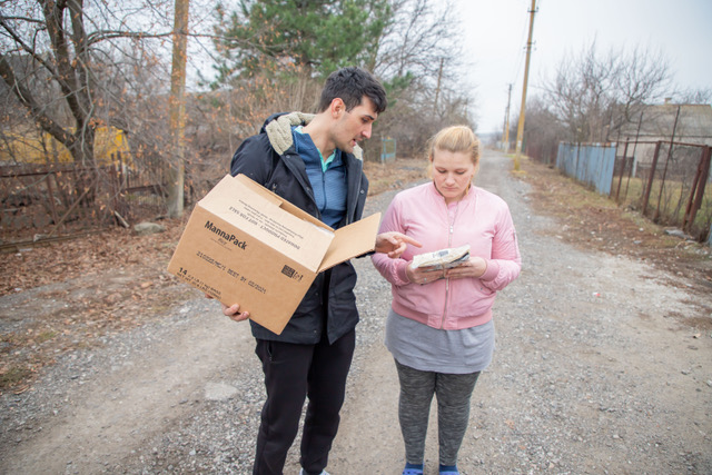 MannaPack rice meals provided to Ukraine families by Feed My Starving Children